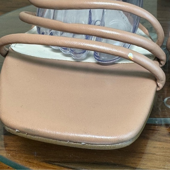 NEW NINE WEST Strappy Open Toe Heel Sandals Platform Block Heels - Picture 9 of 16